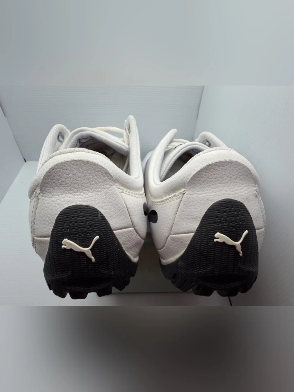 Puma ecoOrthoLite Men’s White Leather Lace-Up Sneakers